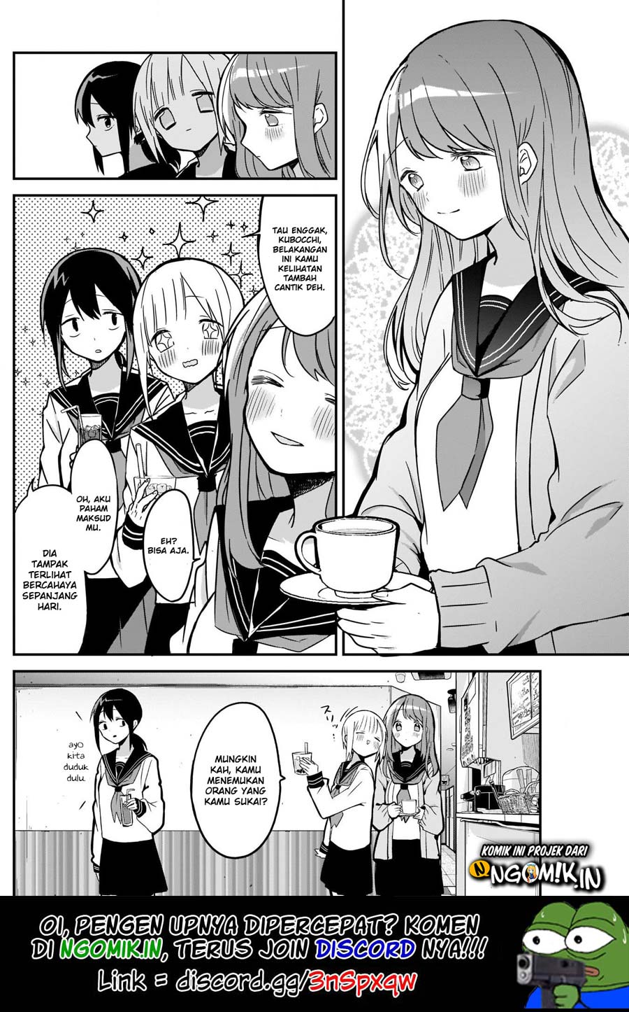 Kubo-san wa Boku (Mobu) wo Yurusanai Chapter 15 Bahasa Indonesia